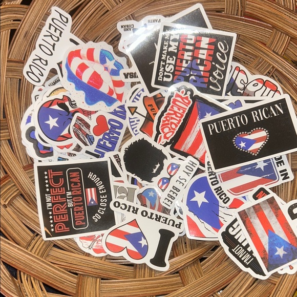 Party Supplies | 5100 Pcpuerto Rican Themed Sticker Set | Poshmark